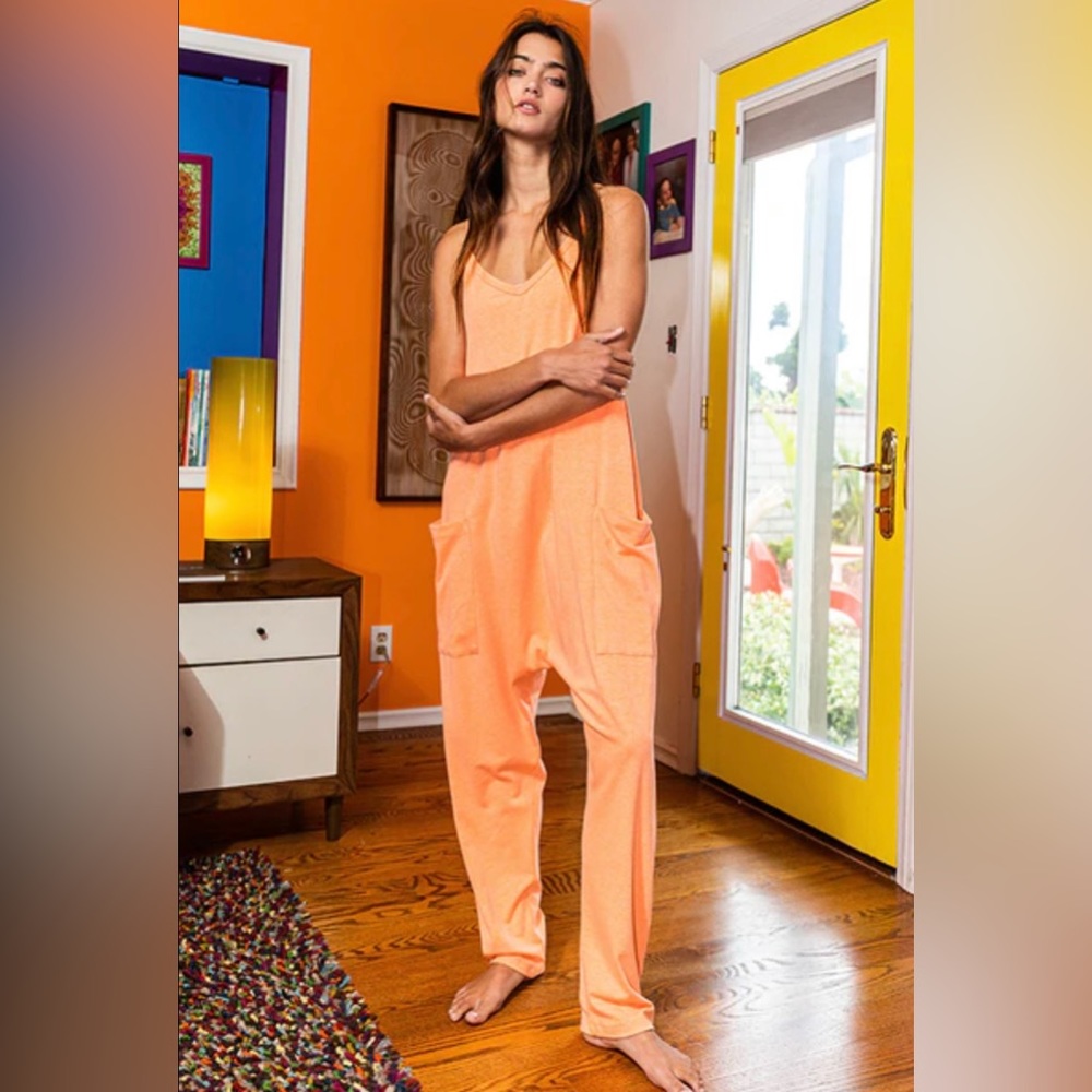 NWT Free People Movement | Hot Shot Onesie in Burning Up | Large
